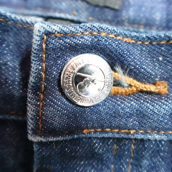 APC Jeans 30 Blue Straight Button Fly Petit New Standard Selvedge - Picture 9 of 15